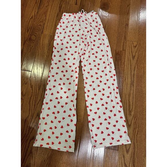 SKIMS Sleep Pants Ruby And Marble Hearts New With Tags Size XXS - Picture 3 of 3